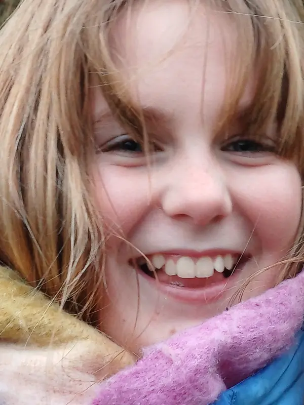 Rode wangen van het buitenspelen